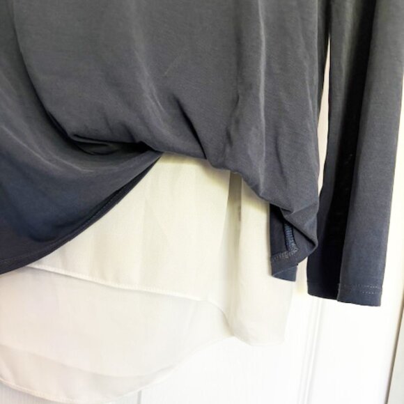 DESIGN LAB - High Low Layered Top - Size Medium - Picture 2 of 7